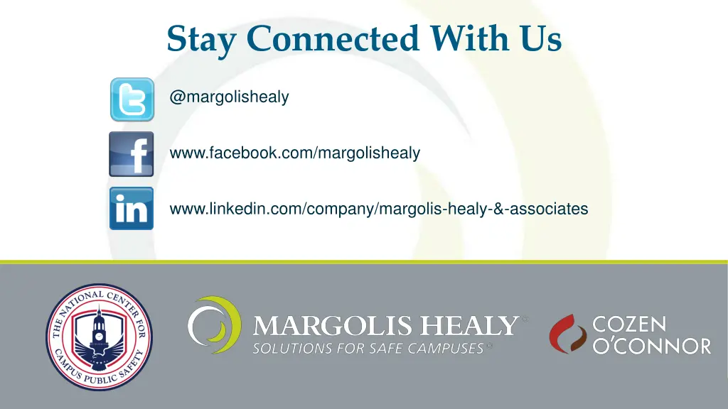 stay connected with us