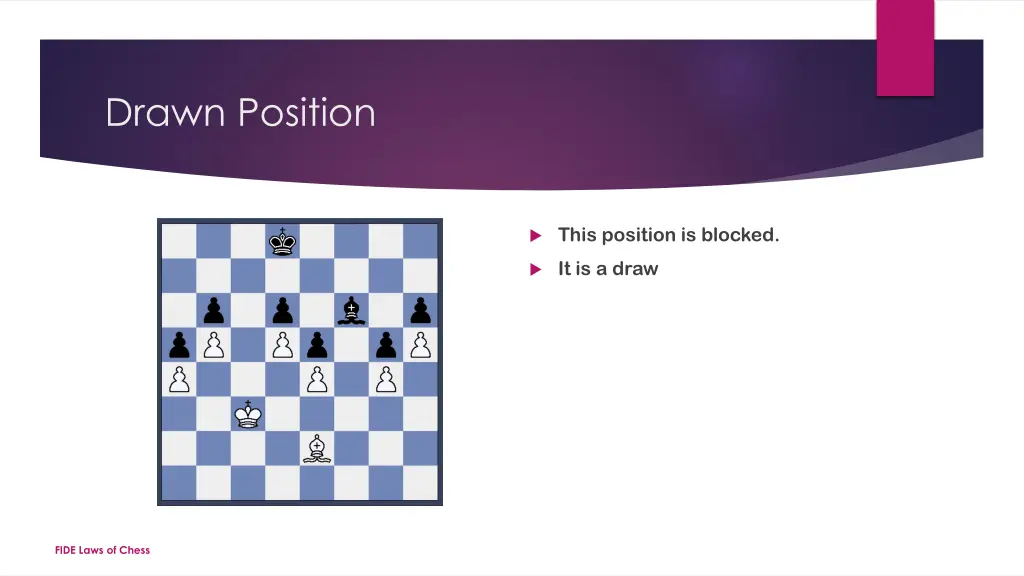 drawn position 1