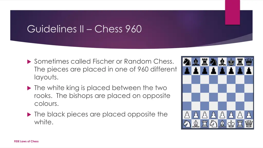 guidelines ii chess 960