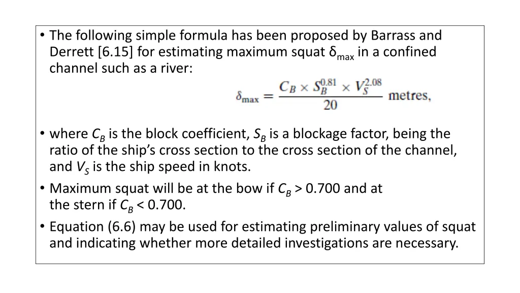 the following simple formula has been proposed