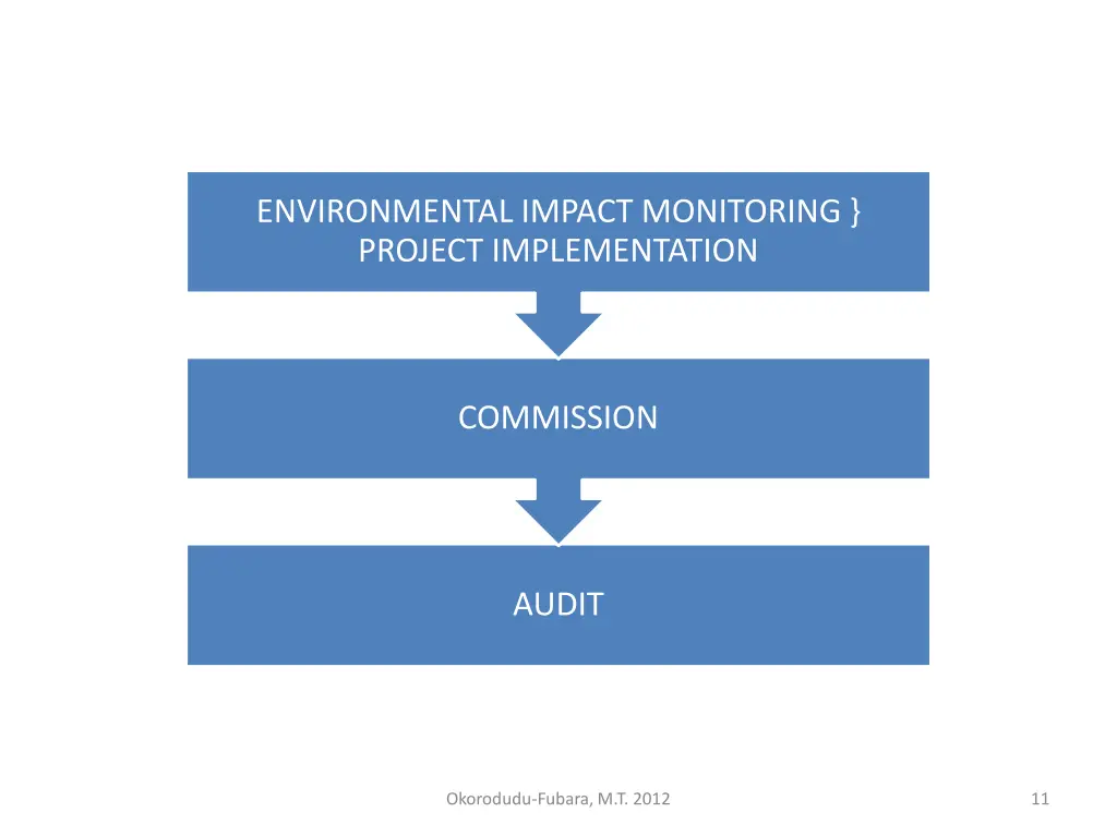 environmental impact monitoring project