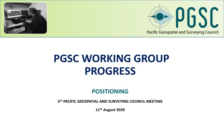 pgsc working group progress