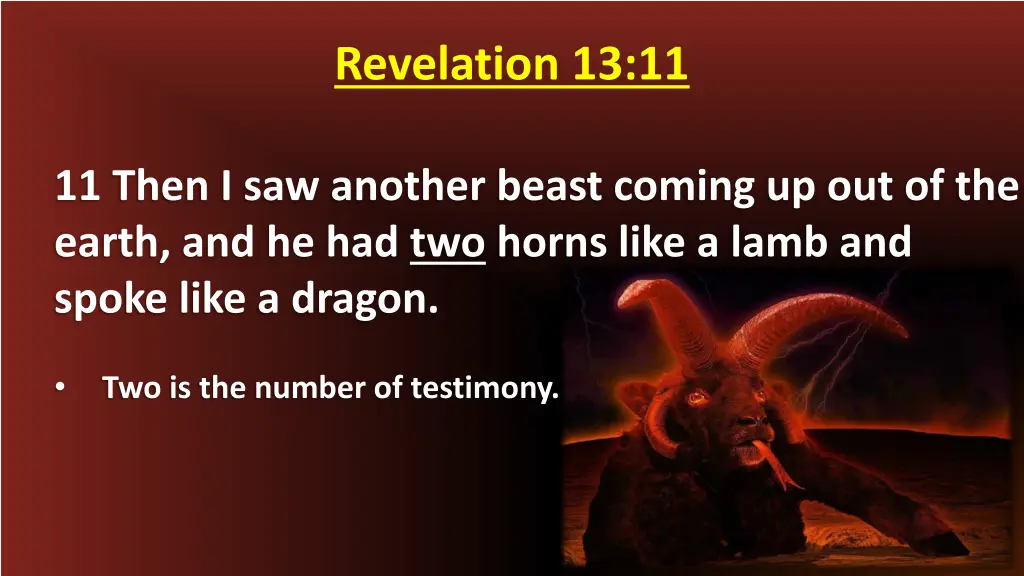 revelation 13 11 2