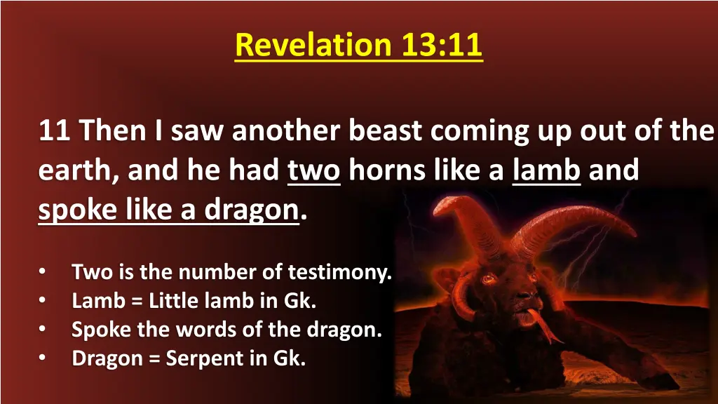 revelation 13 11 3