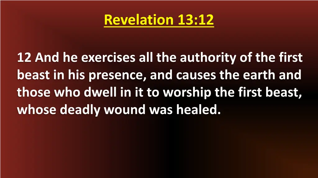 revelation 13 12