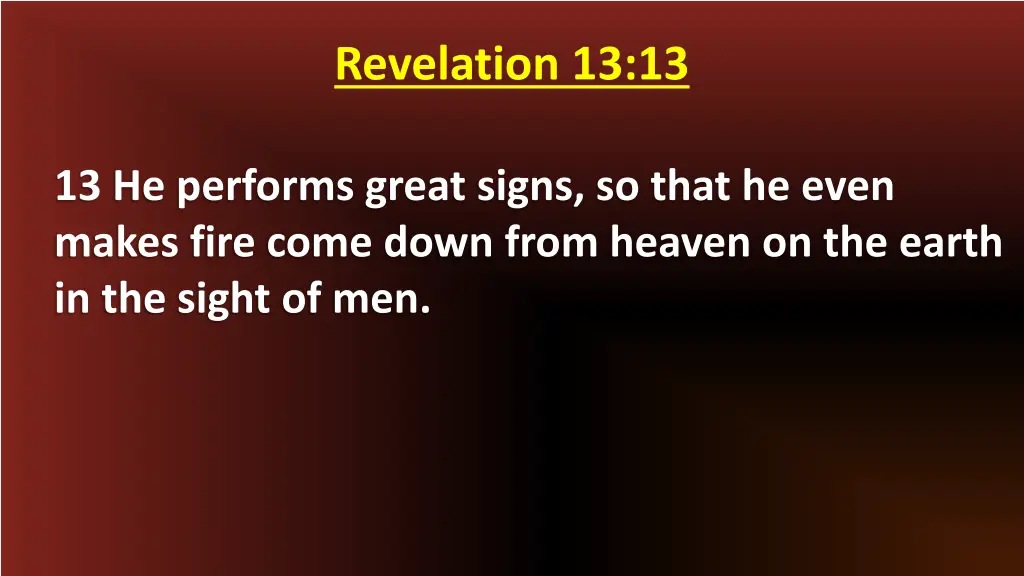 revelation 13 13