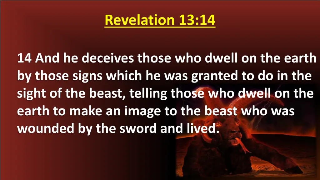 revelation 13 14 1