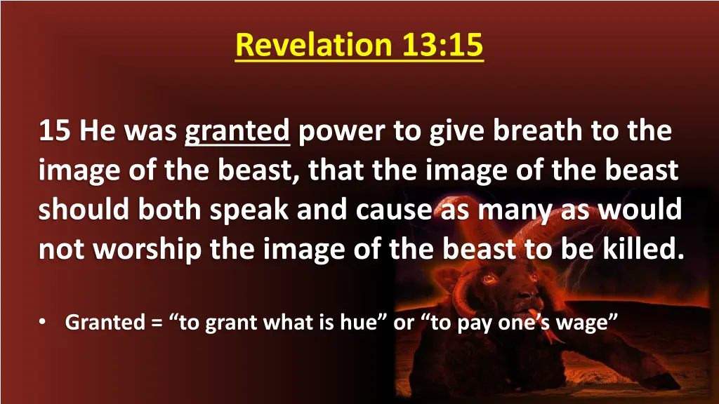 revelation 13 15 1