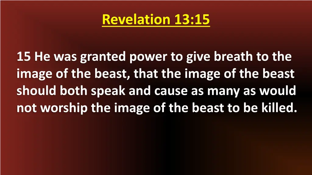 revelation 13 15