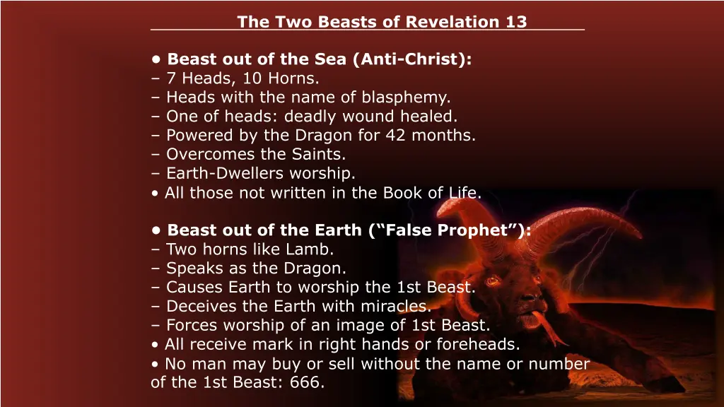 the two beasts of revelation 13