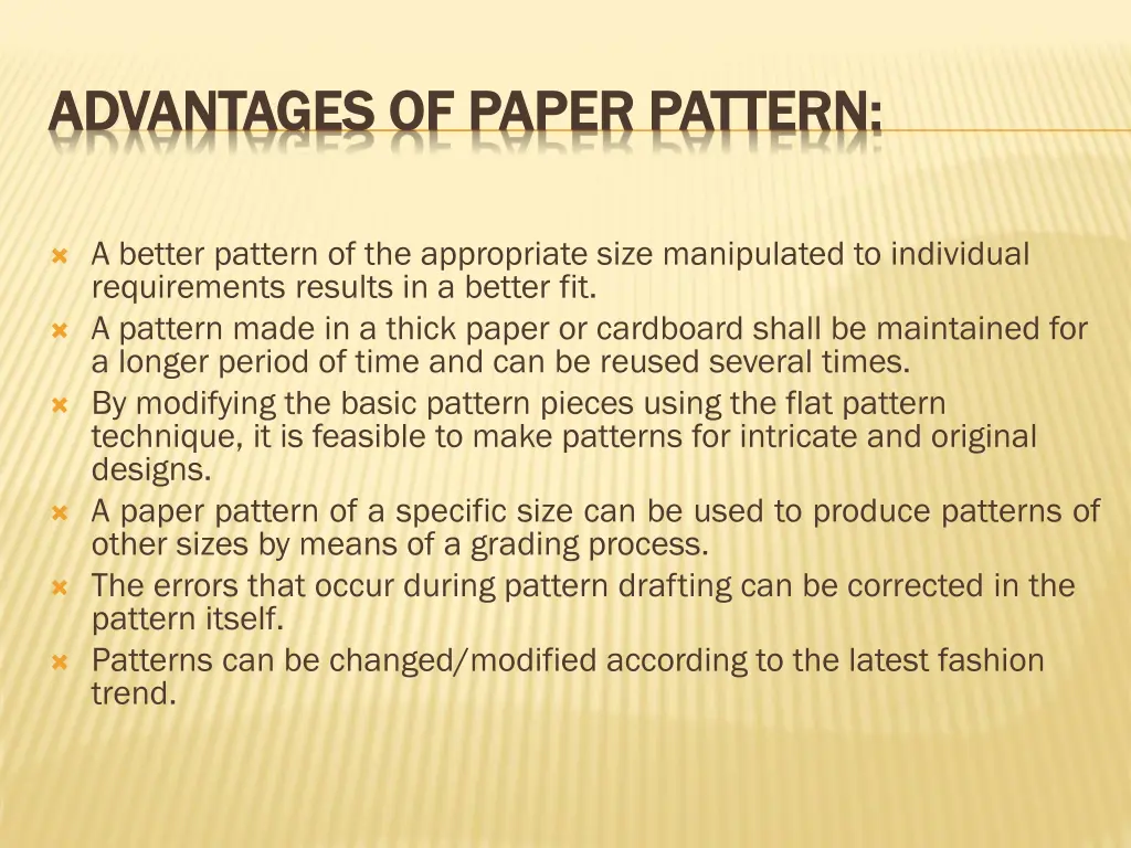 advantages of paper pattern advantages of paper