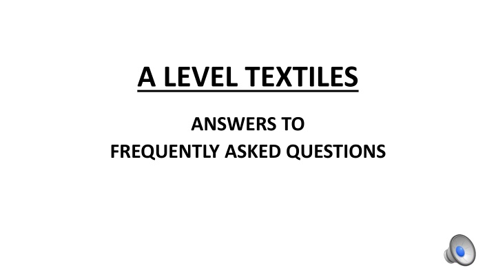 a level textiles