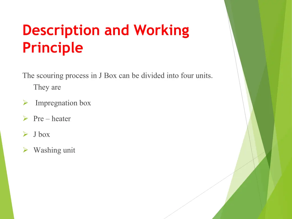 description and working principle