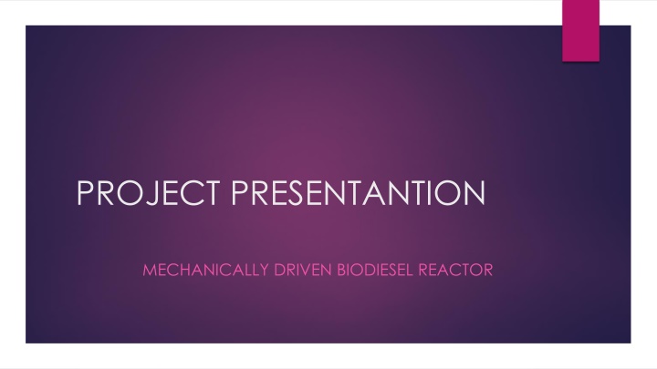 project presentantion