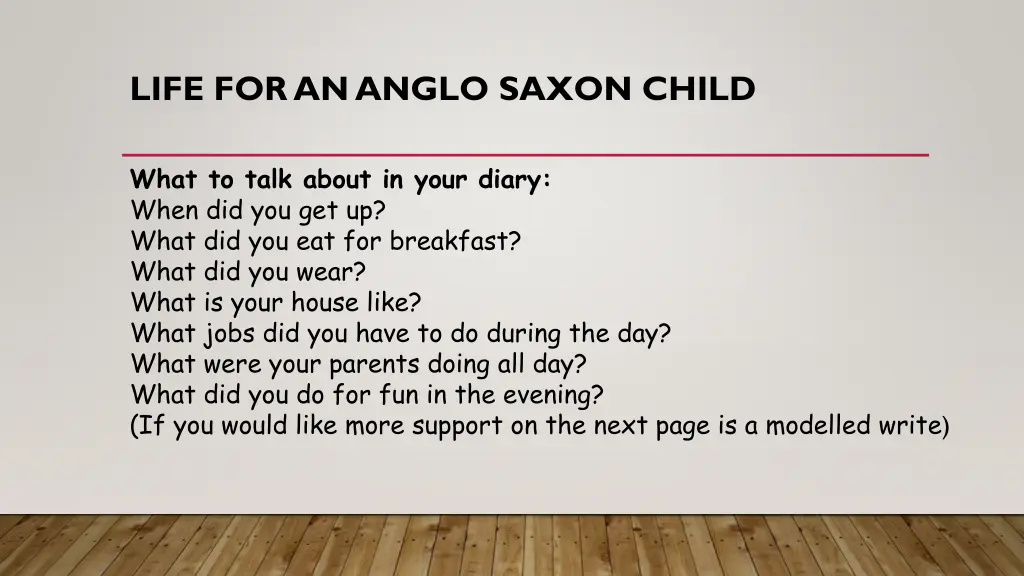 life for an anglo saxon child 10