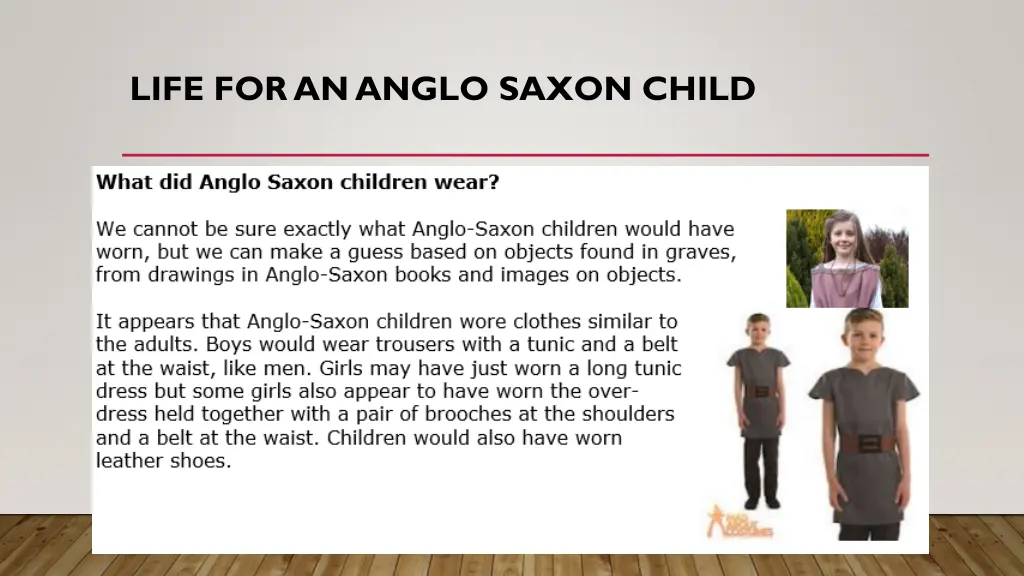 life for an anglo saxon child 5