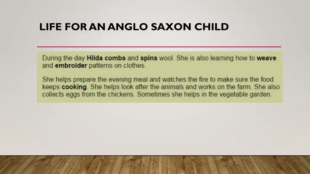 life for an anglo saxon child 8