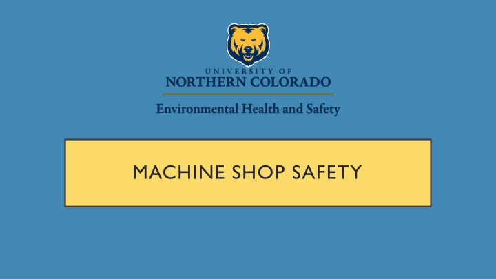 machine shop safety