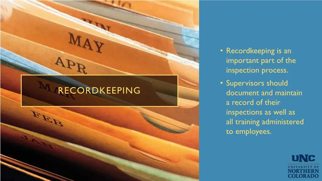 recordkeeping is an important part