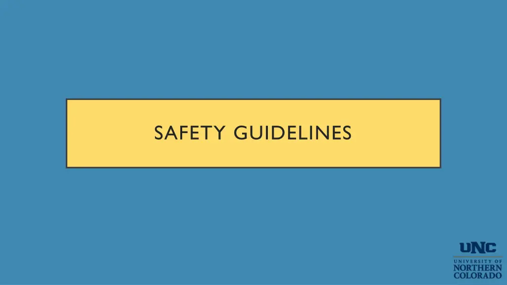 safety guidelines