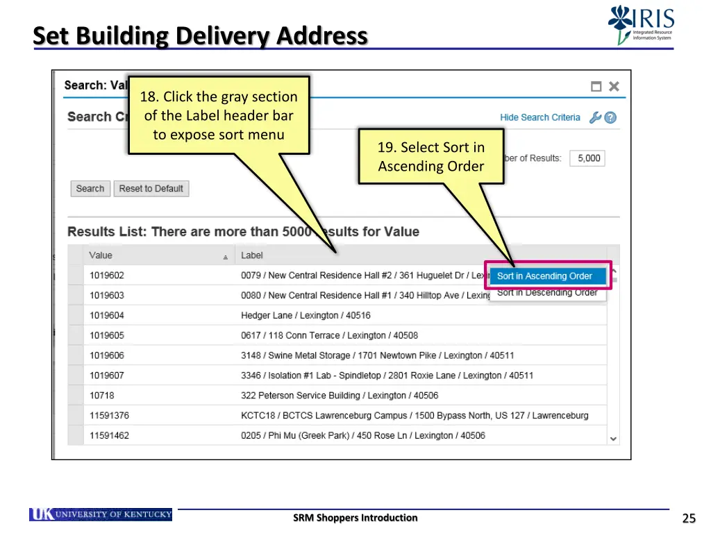 set building delivery address 4