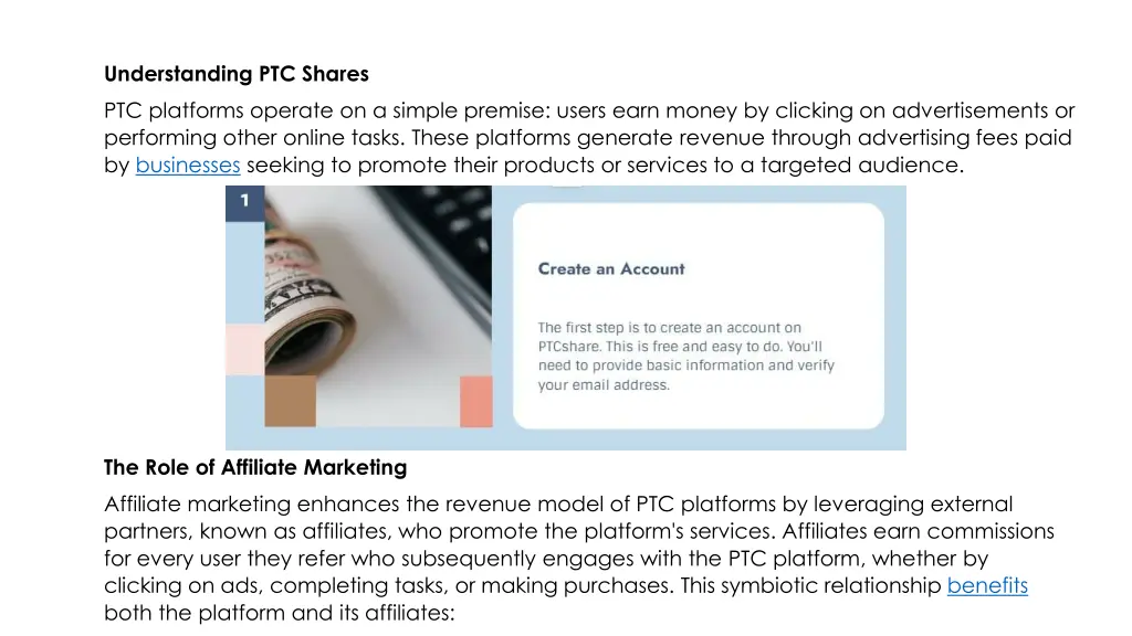 understanding ptc shares