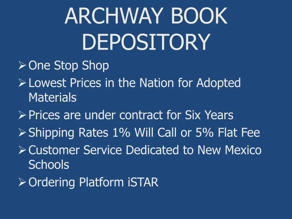 archway book depository one stop shop lowest