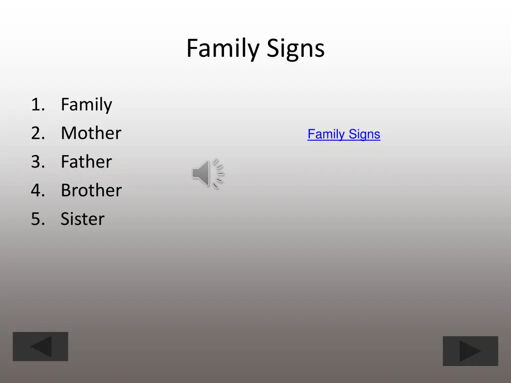 family signs