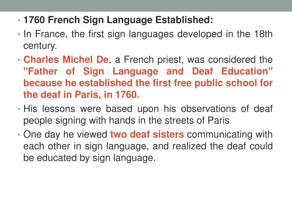 1760 french sign language established in france