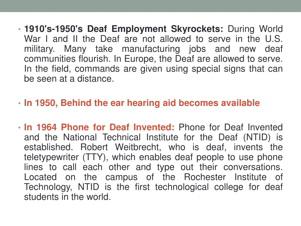 1910 s 1950 s deaf employment skyrockets during