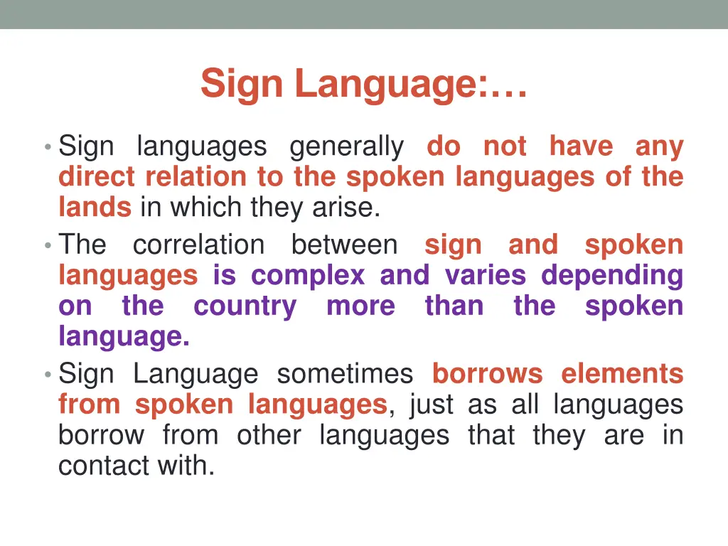 sign language 1