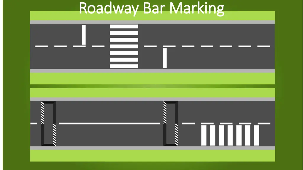 roadway bar marking roadway bar marking