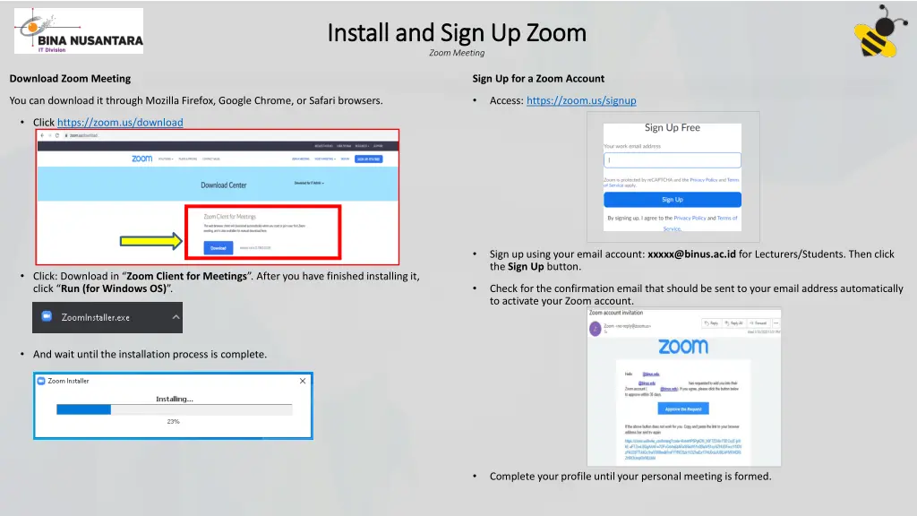 install and sign up zoom install and sign up zoom