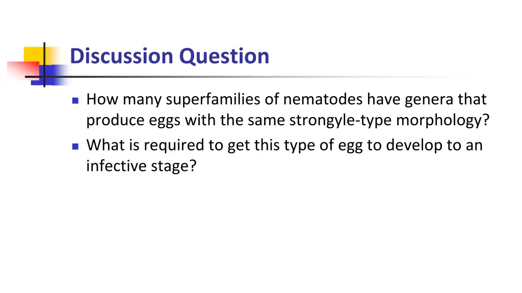 discussion question