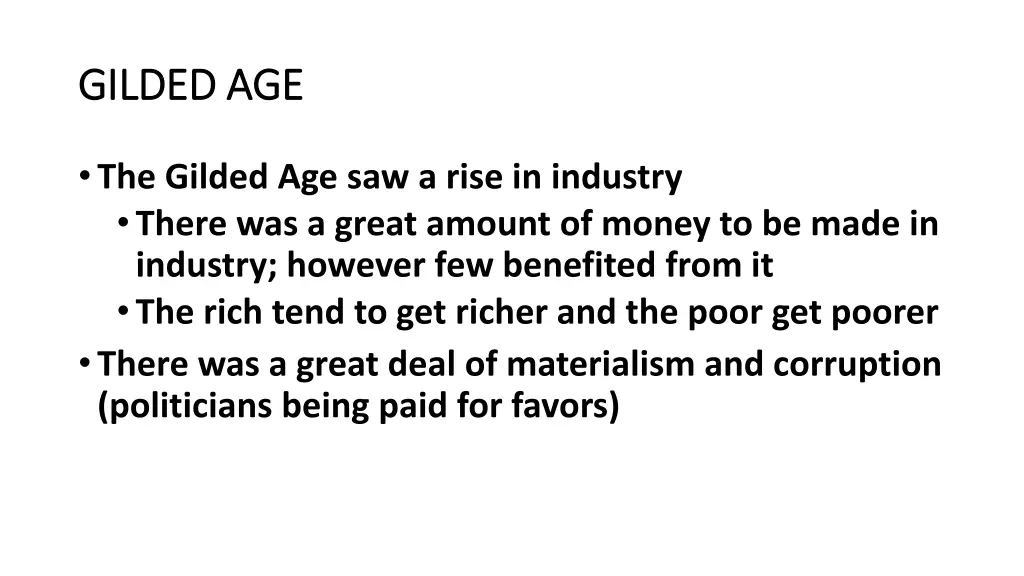 gilded age gilded age