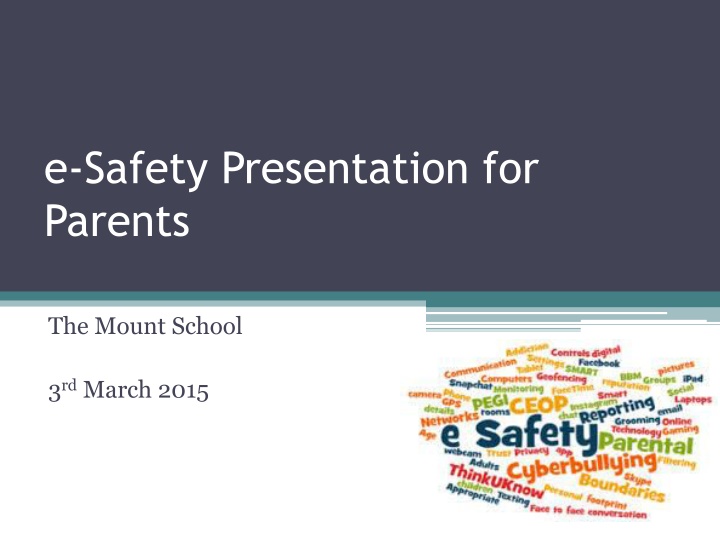 e safety presentation for parents