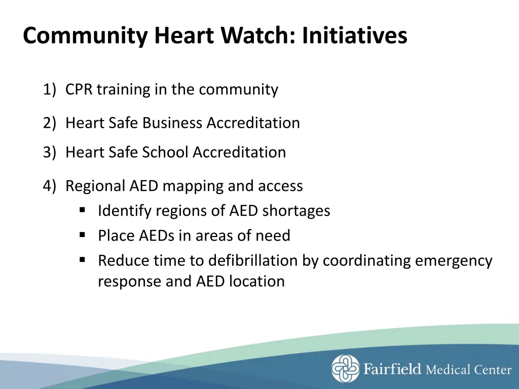 community heart watch initiatives