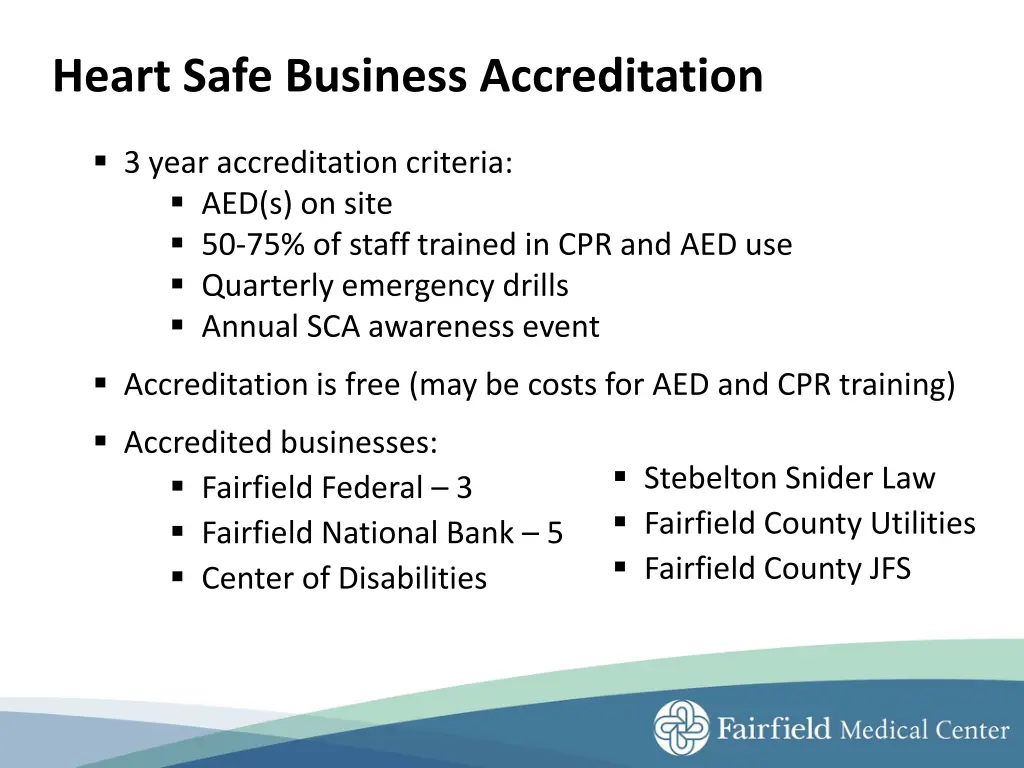 heart safe business accreditation