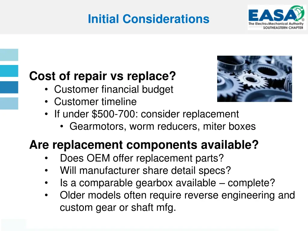 initial considerations 2