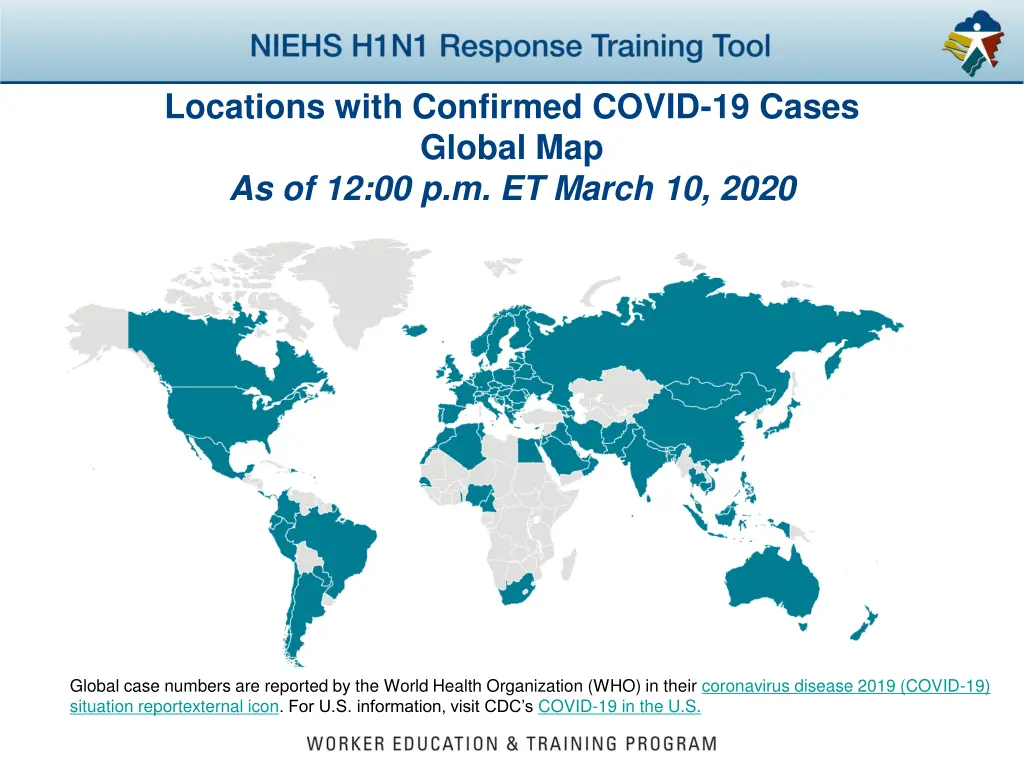 locations with confirmed covid 19 cases global