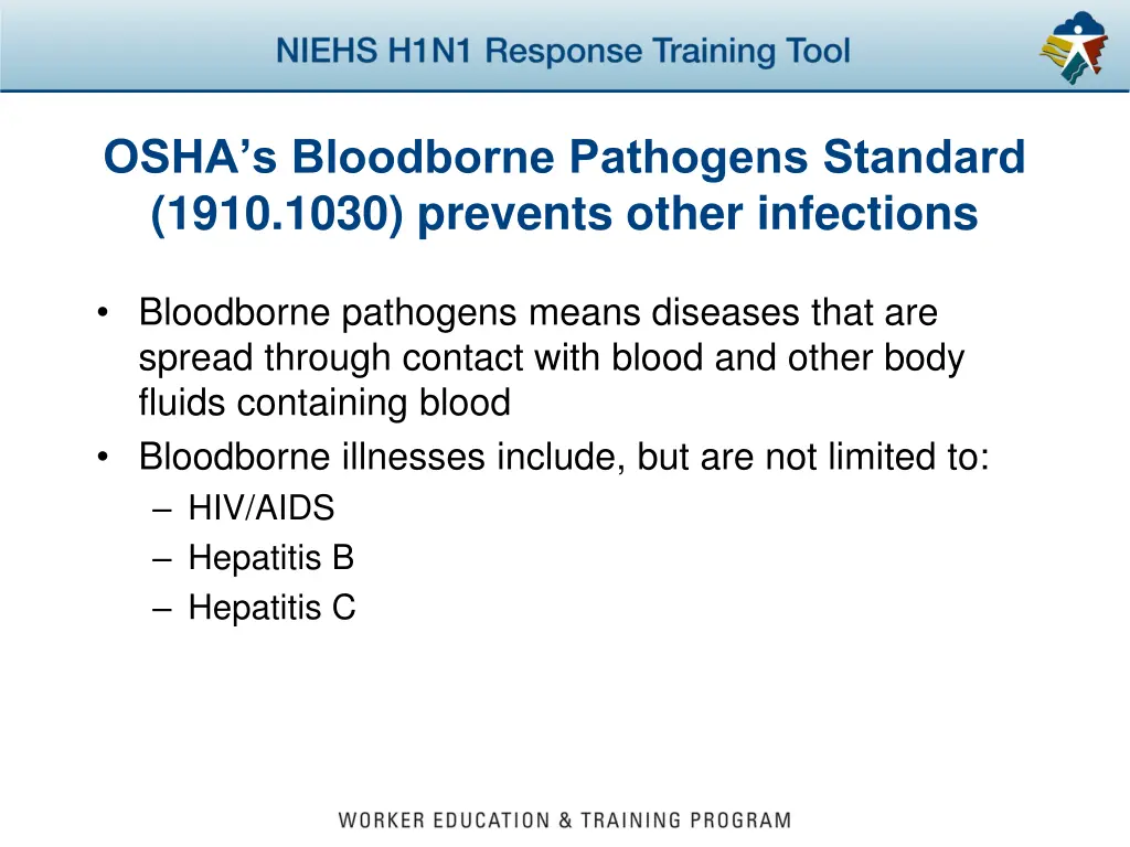 osha s bloodborne pathogens standard 1910 1030