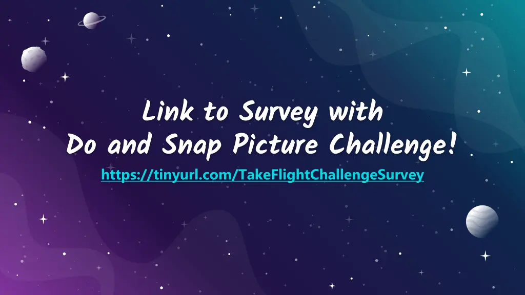 link to survey with do and snap picture challenge