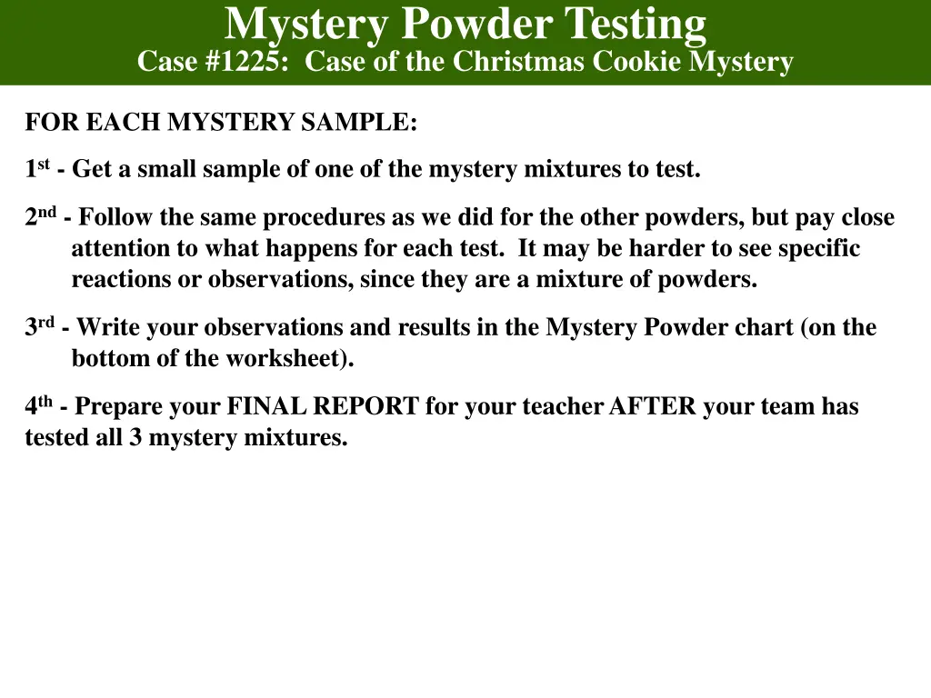 mystery powder testing case 1225 case