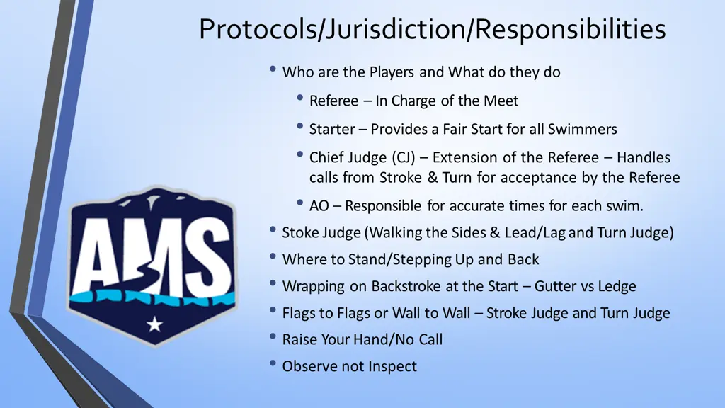 protocols jurisdiction responsibilities