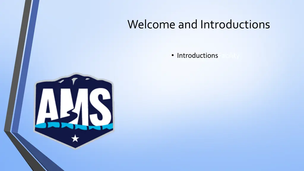 welcome and introductions