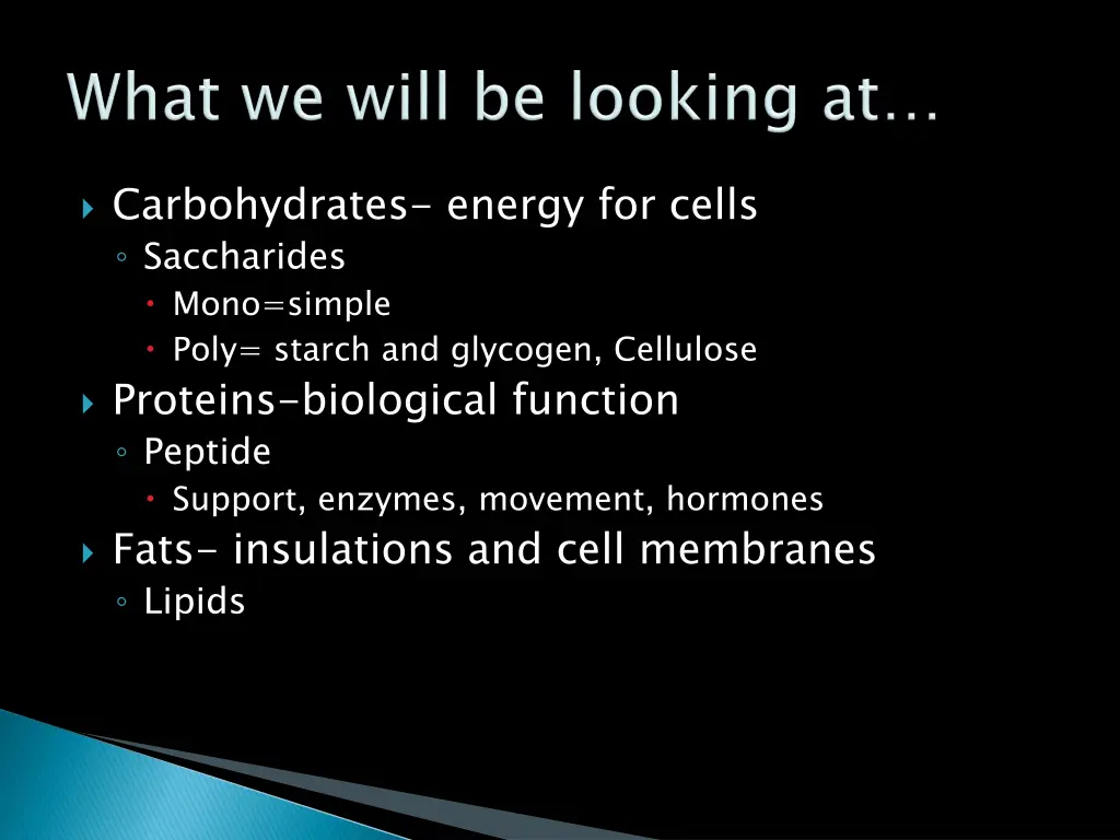 carbohydrates energy for cells saccharides mono