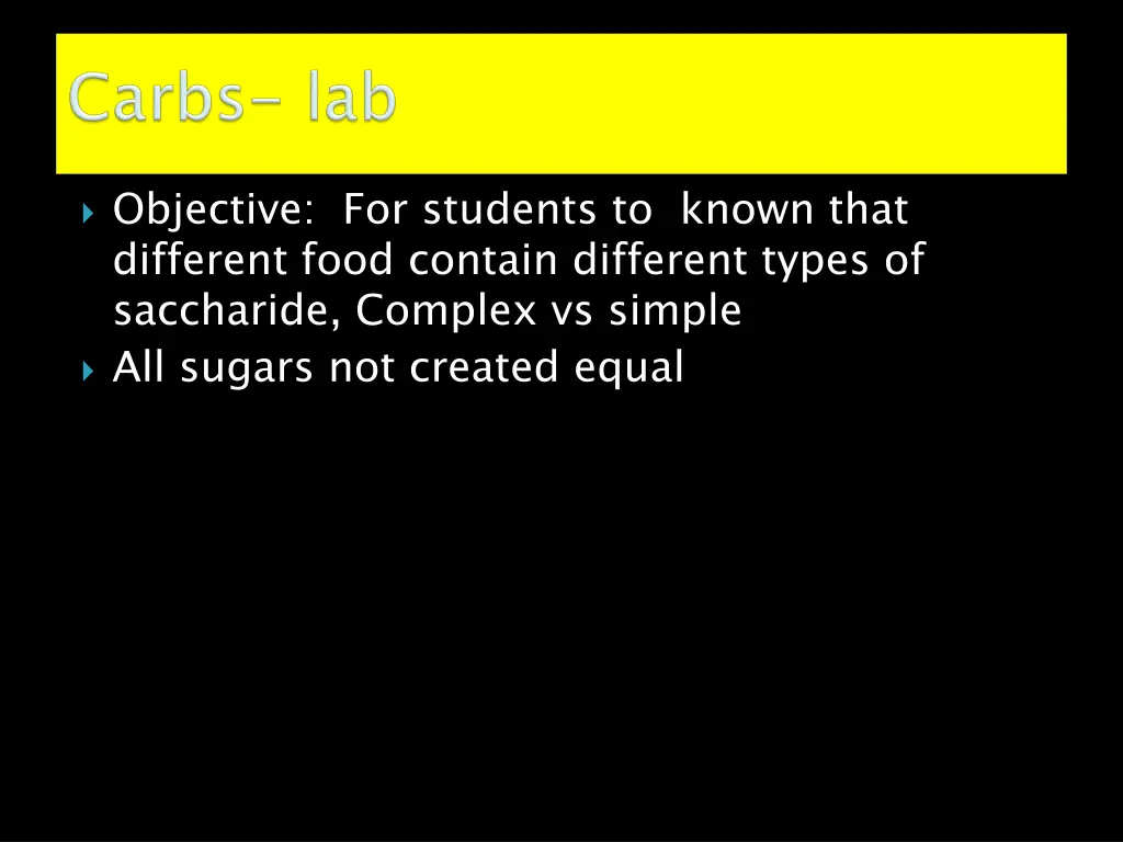 objective for students to known that different