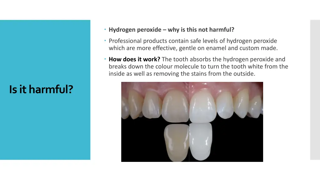 hydrogen peroxide why is this not harmful