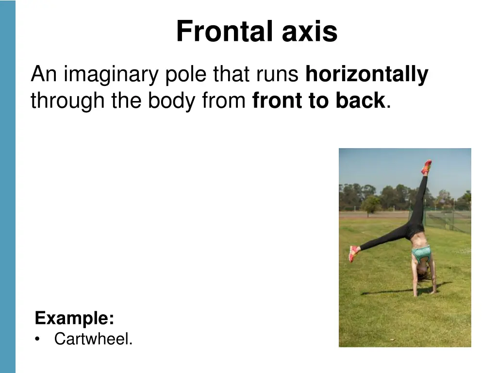 frontal axis