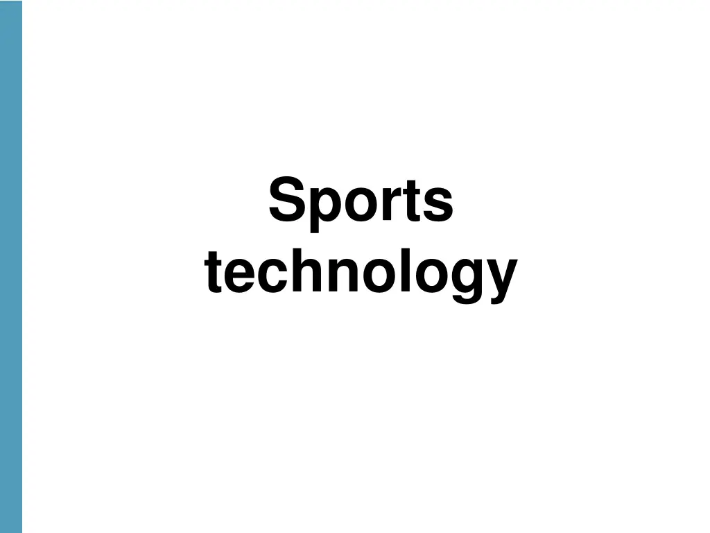 sports technology